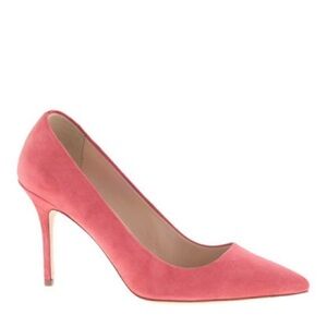J.Crew Elsie Pink Suede Pumps